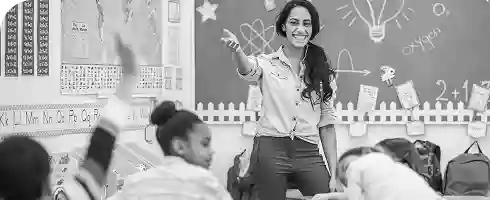 Teachers engaging in a classroom